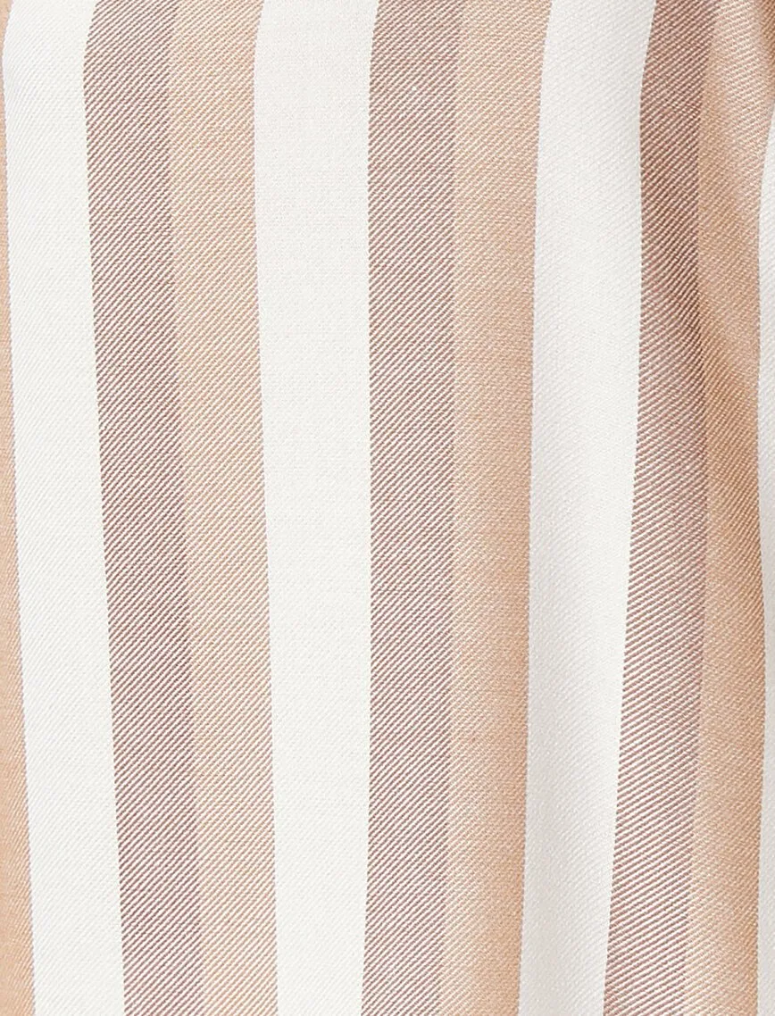 14854 Multi Colour Striped Blouse
