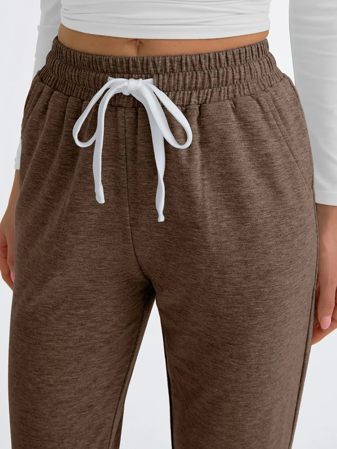 2025 Sweatpants Women Baggy Cinch Bottom Athletic Pants Straight Leg Joggers with Pocket Lounge Pajamas Soft Trousers