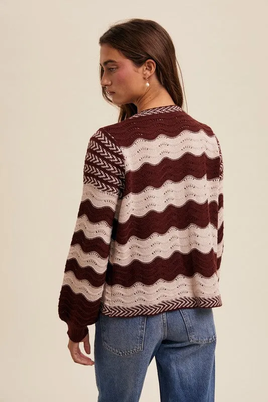 All Wrapped Up Tie Front Cardigan