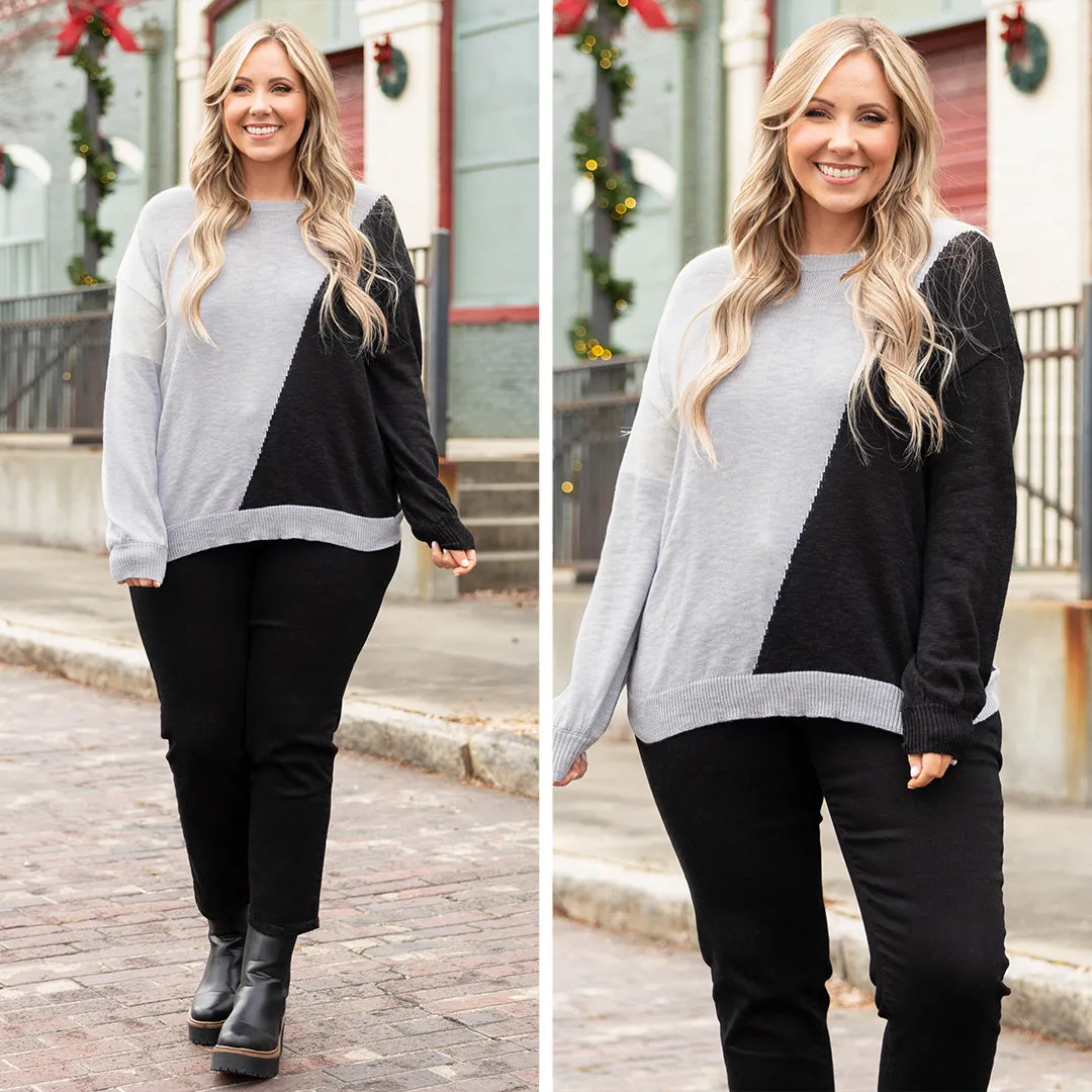 Always Thinking Sweater, Gray