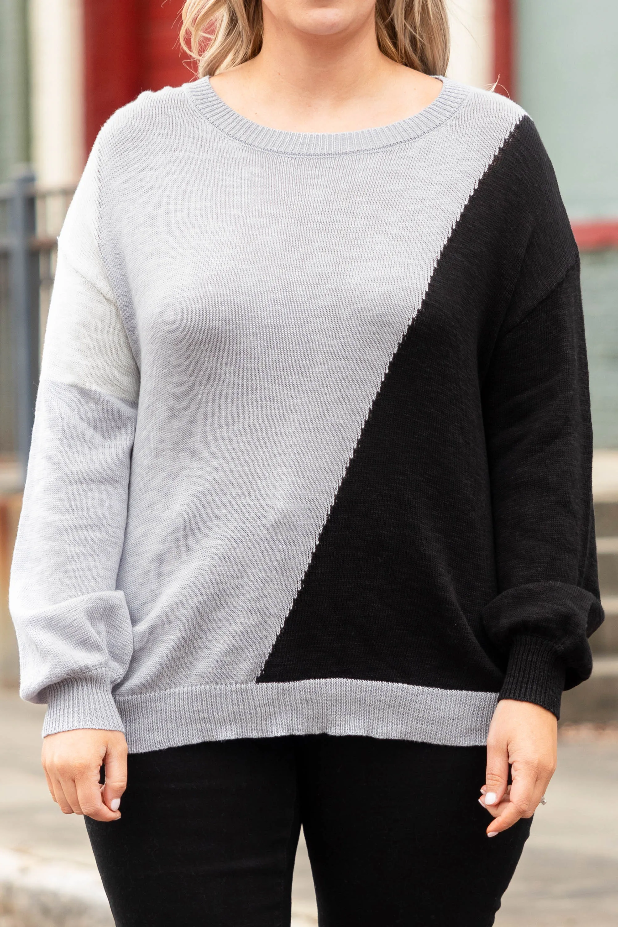 Always Thinking Sweater, Gray