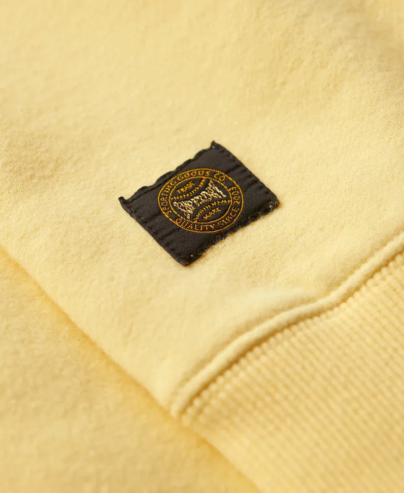 Applique Athletic Sweat | Pale Yellow
