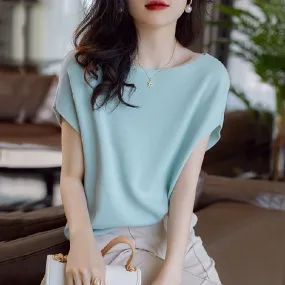Bat Thin Pullover Top