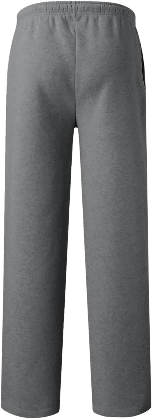 BIFUTON Mens Joggers with Pockets,Sweatpants for Men Big and Tall Fleece Lined Running Pants Drawstring Yoga Pants Trousers