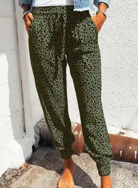Breezy Leopard Joggers