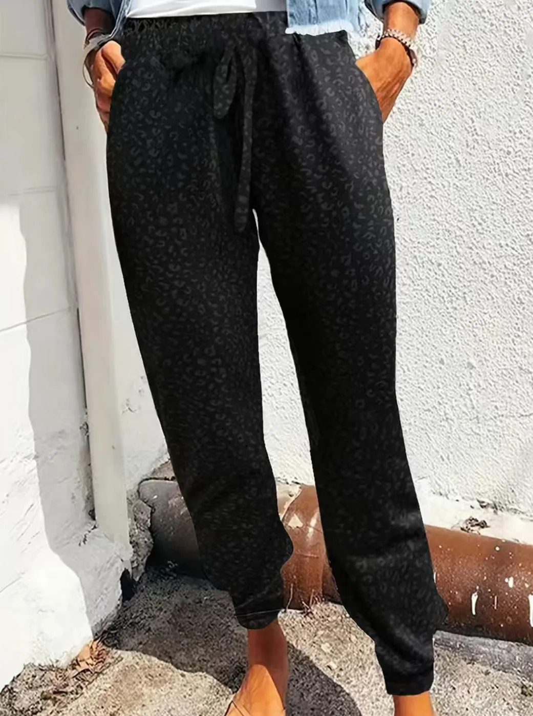 Breezy Leopard Joggers