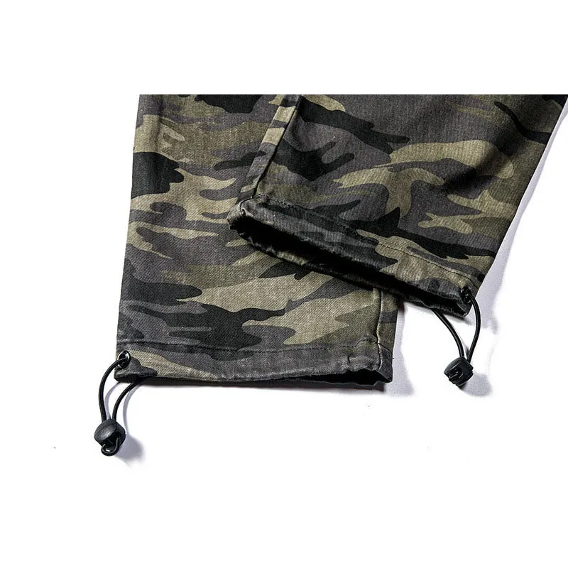 Camo Waist Joggers Sweatpants
