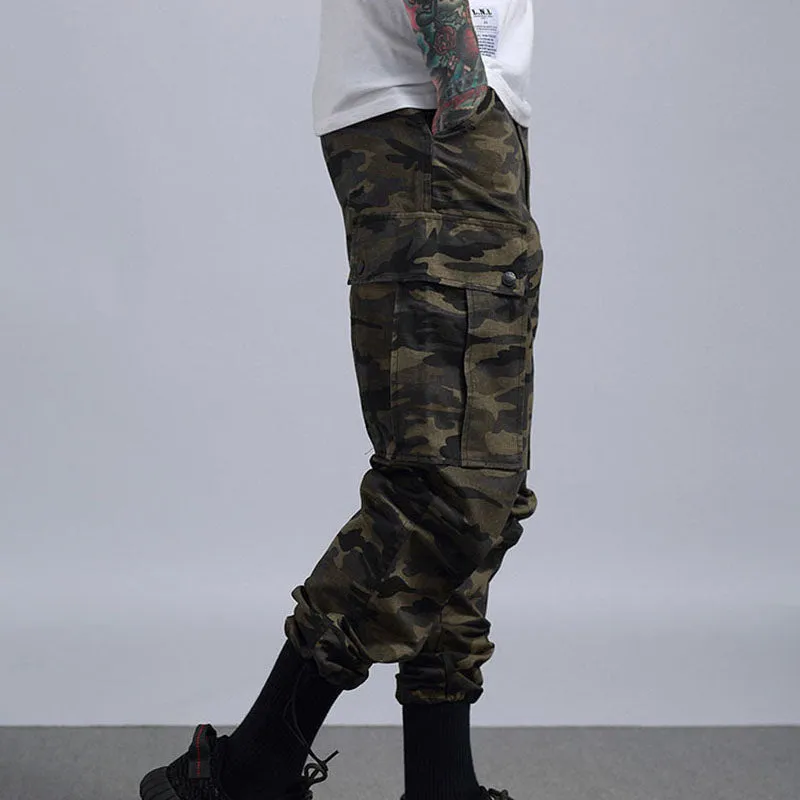 Camo Waist Joggers Sweatpants
