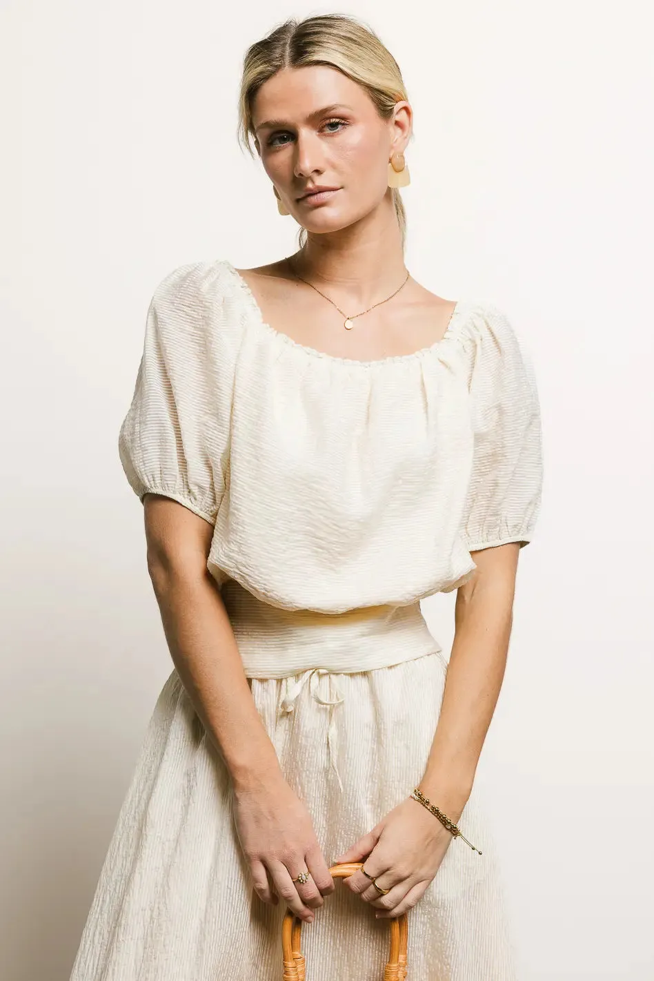 Caroline Striped Blouse - FINAL SALE