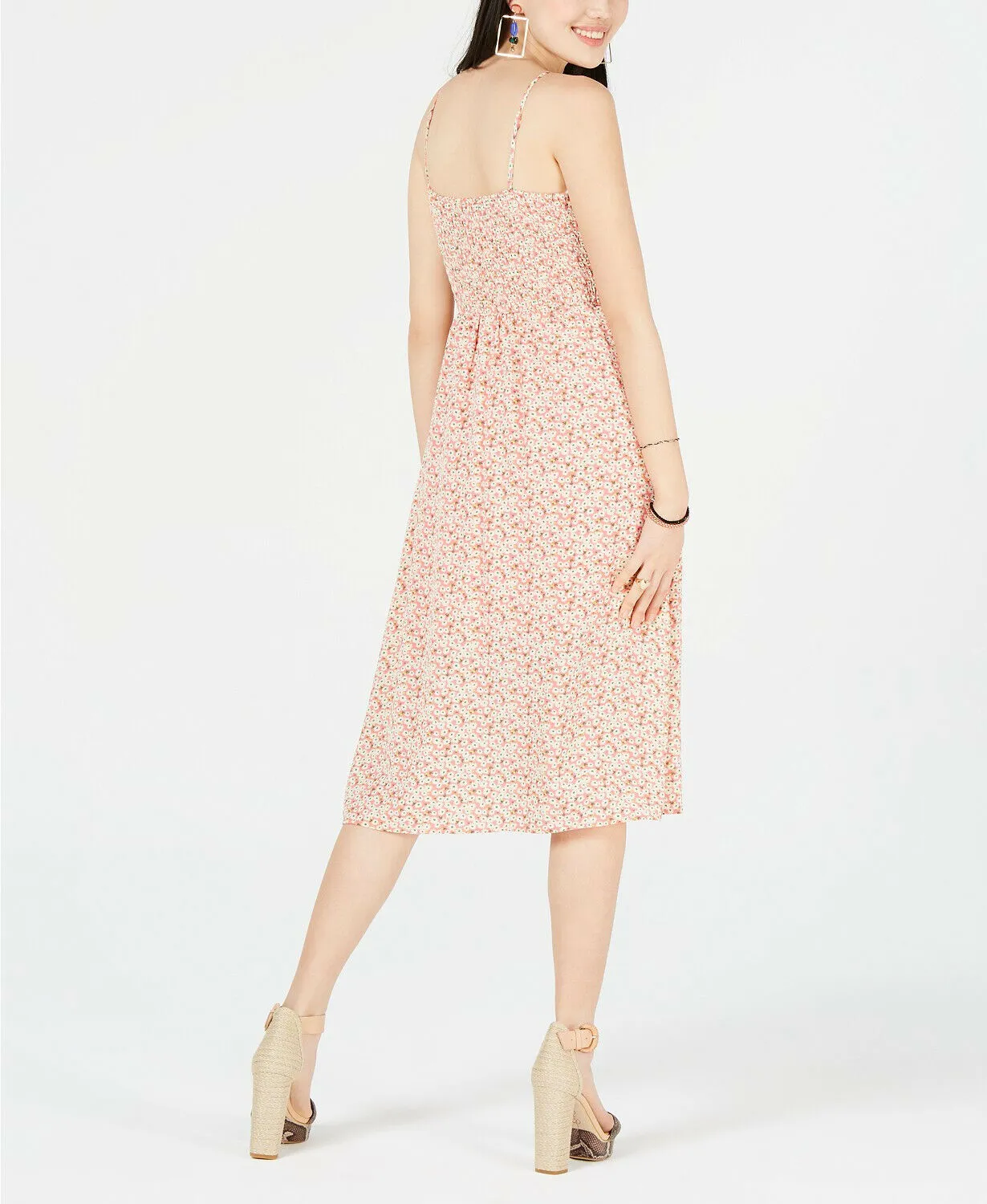 City Studios Juniors  Tie-Front Cutout Midi Dress