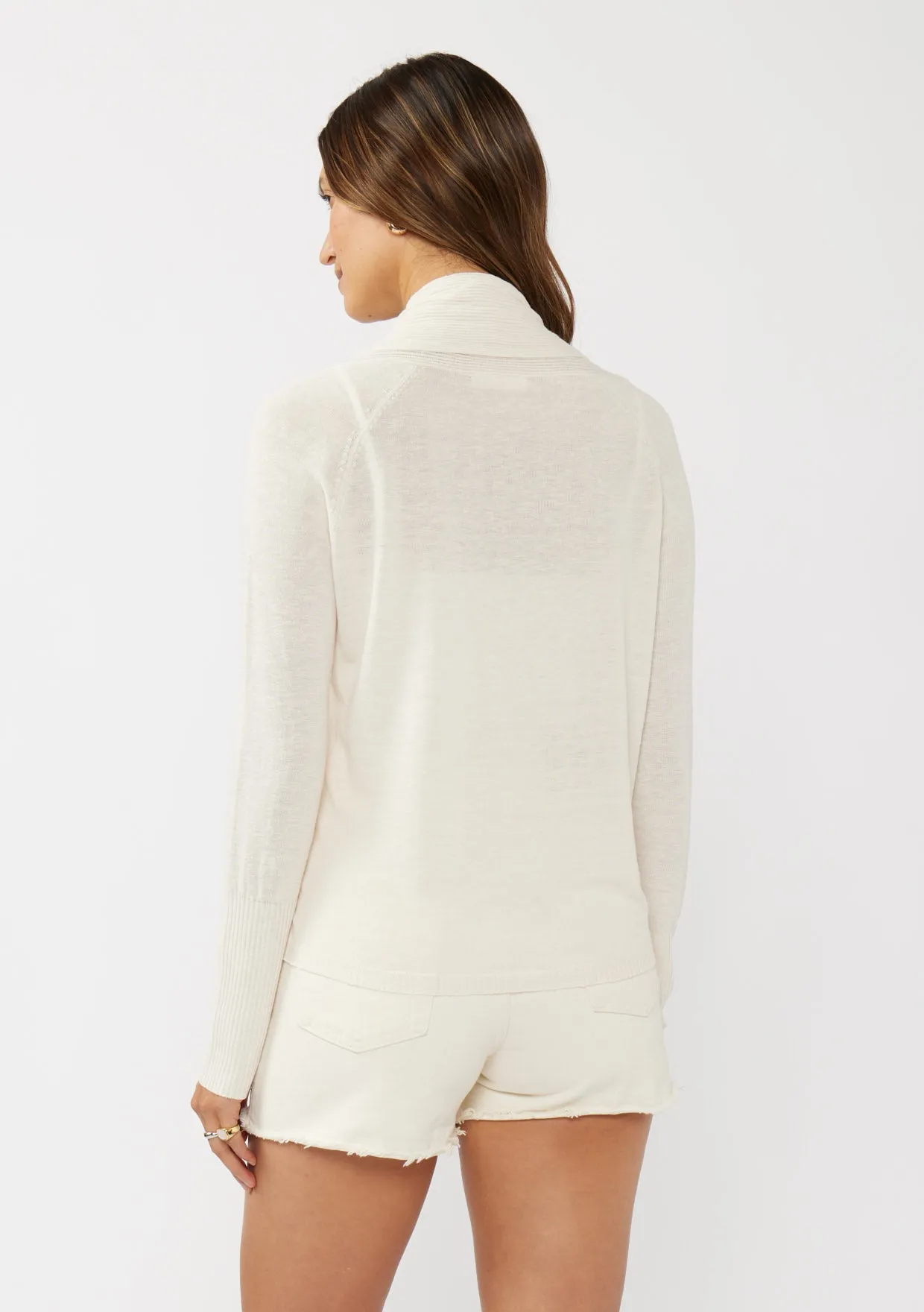 Classic Open Front Cardigan