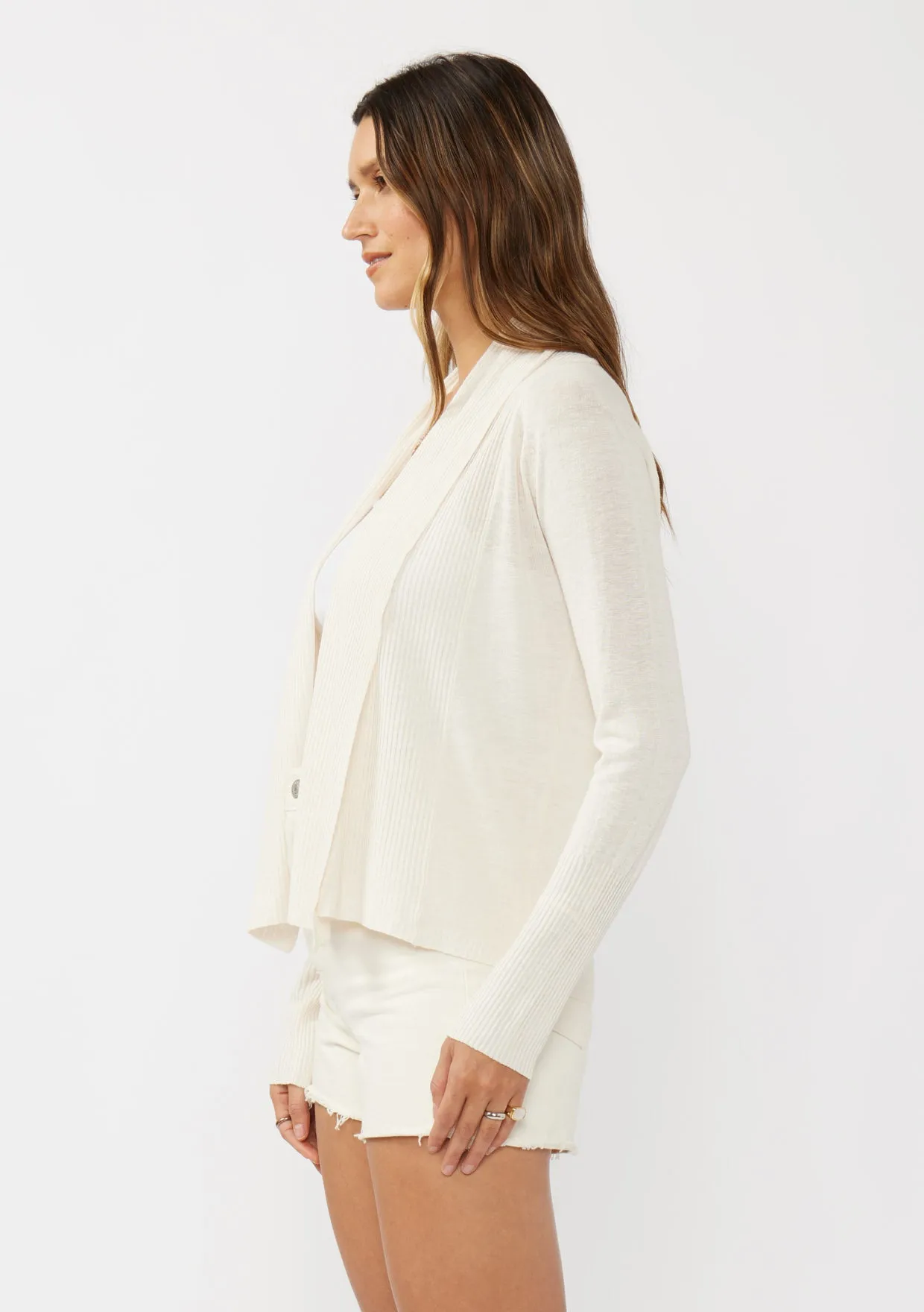 Classic Open Front Cardigan