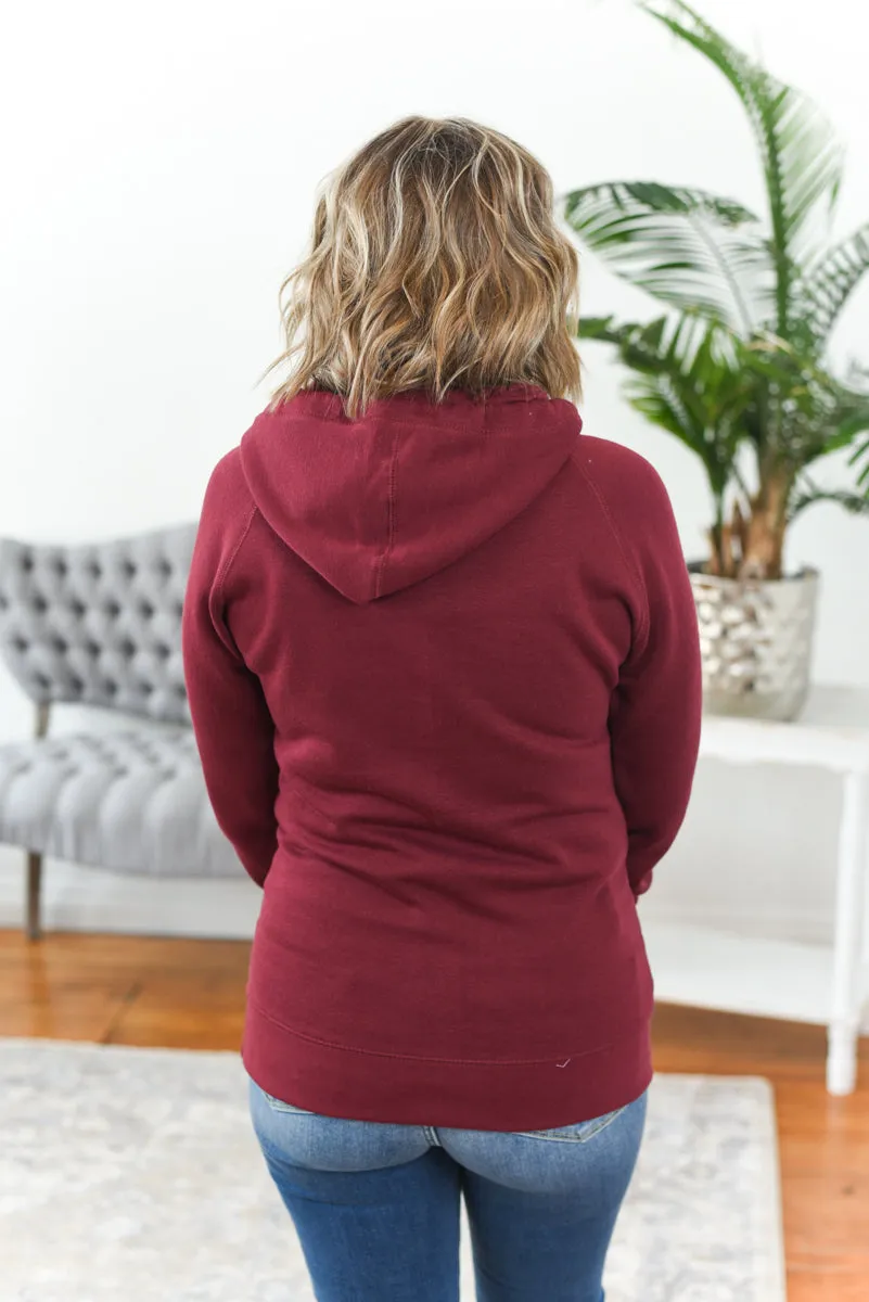Eliza Funnel Neck Pullover Hoodie