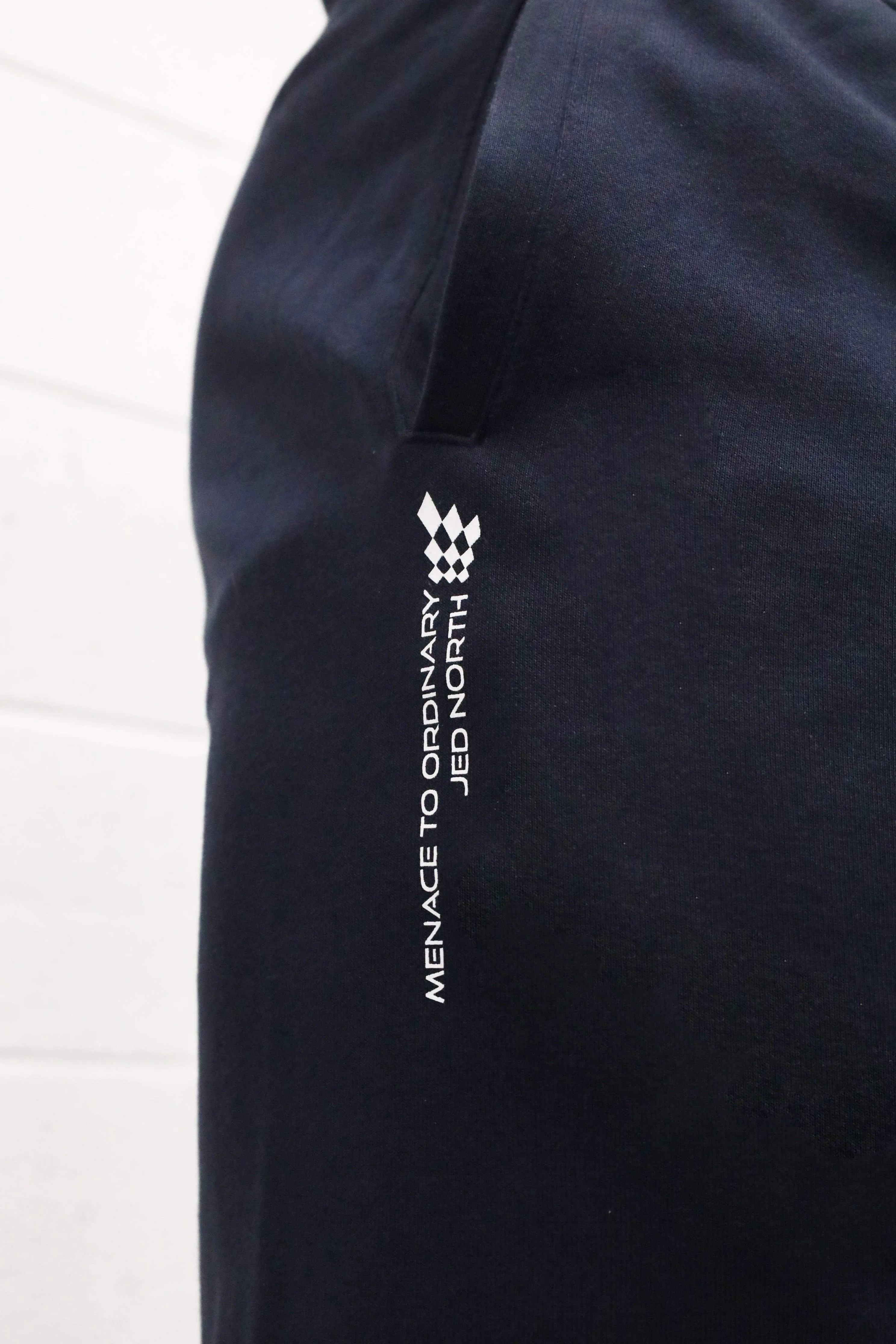 French Terry Athletic Joggers - Navy