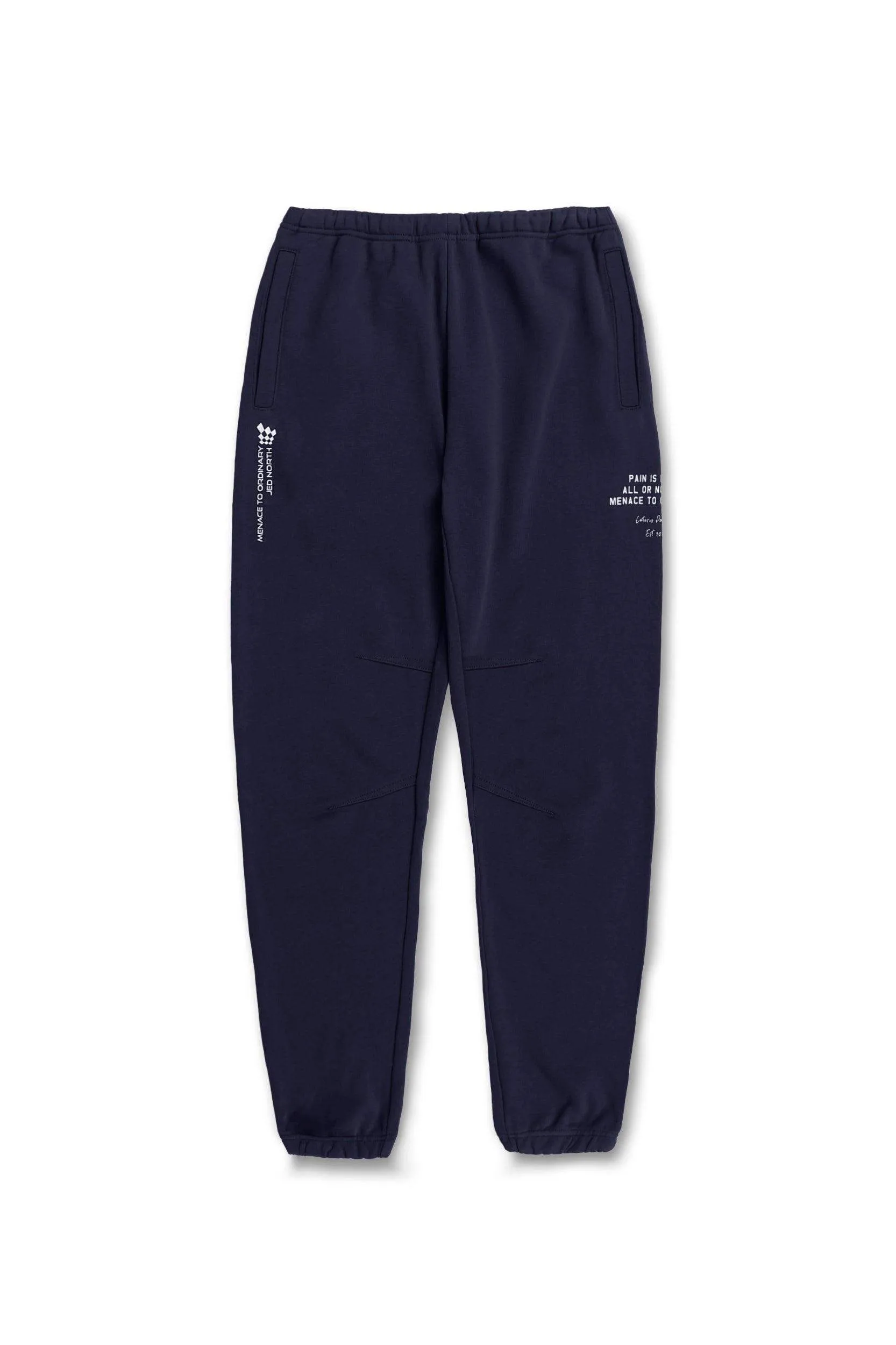 French Terry Athletic Joggers - Navy