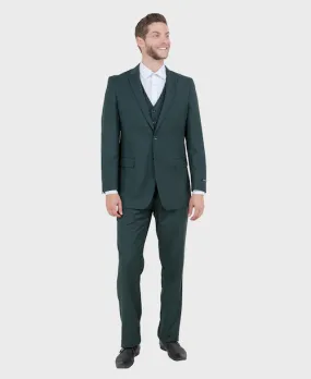 Green Modern Fit 3-Piece Suit