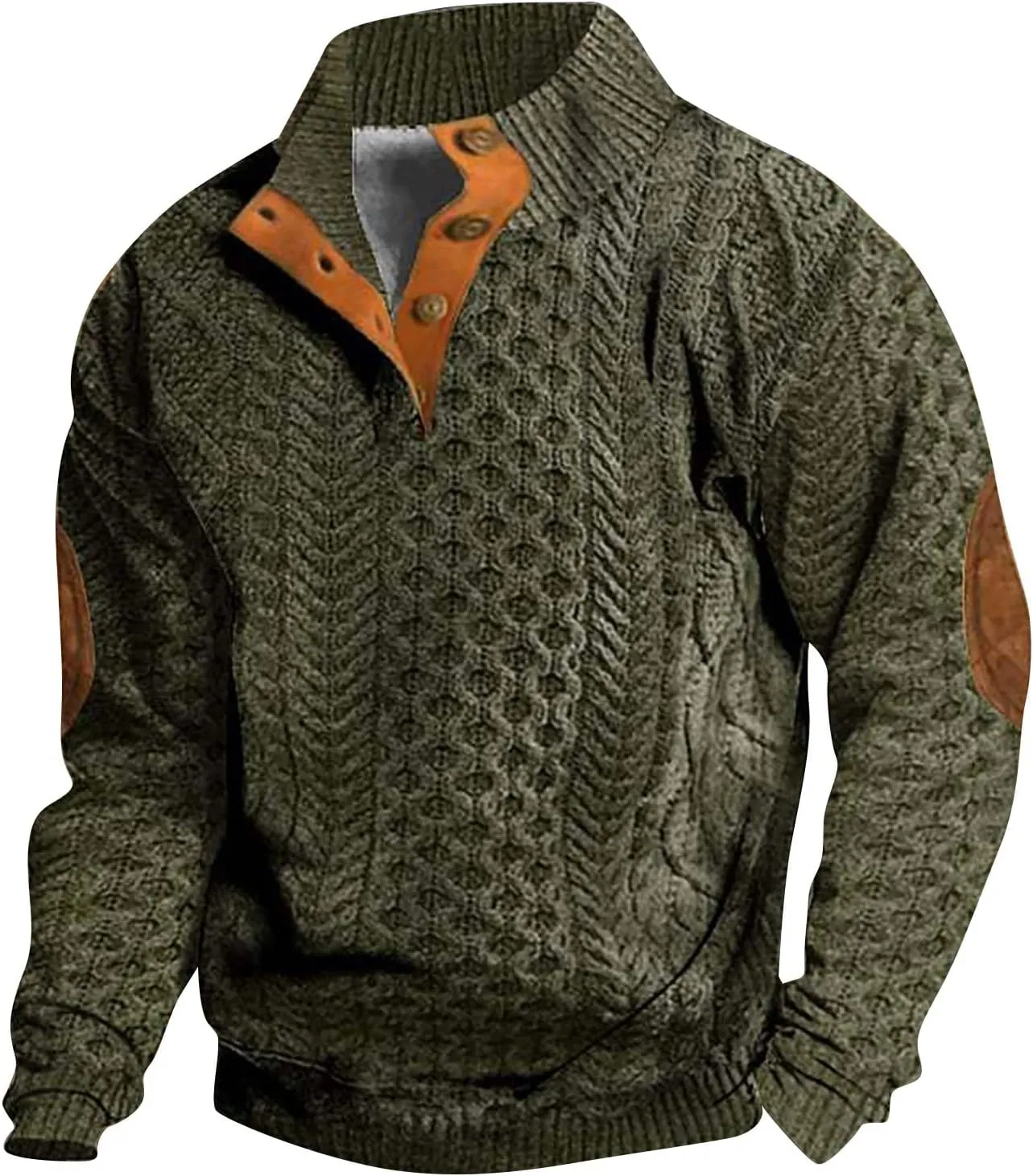 Hoodies For Men And Autumn Casual Long Sleeve Button Solid Color Long Sleeve T Shirt Top Gray Hoodie Custom Hoodie