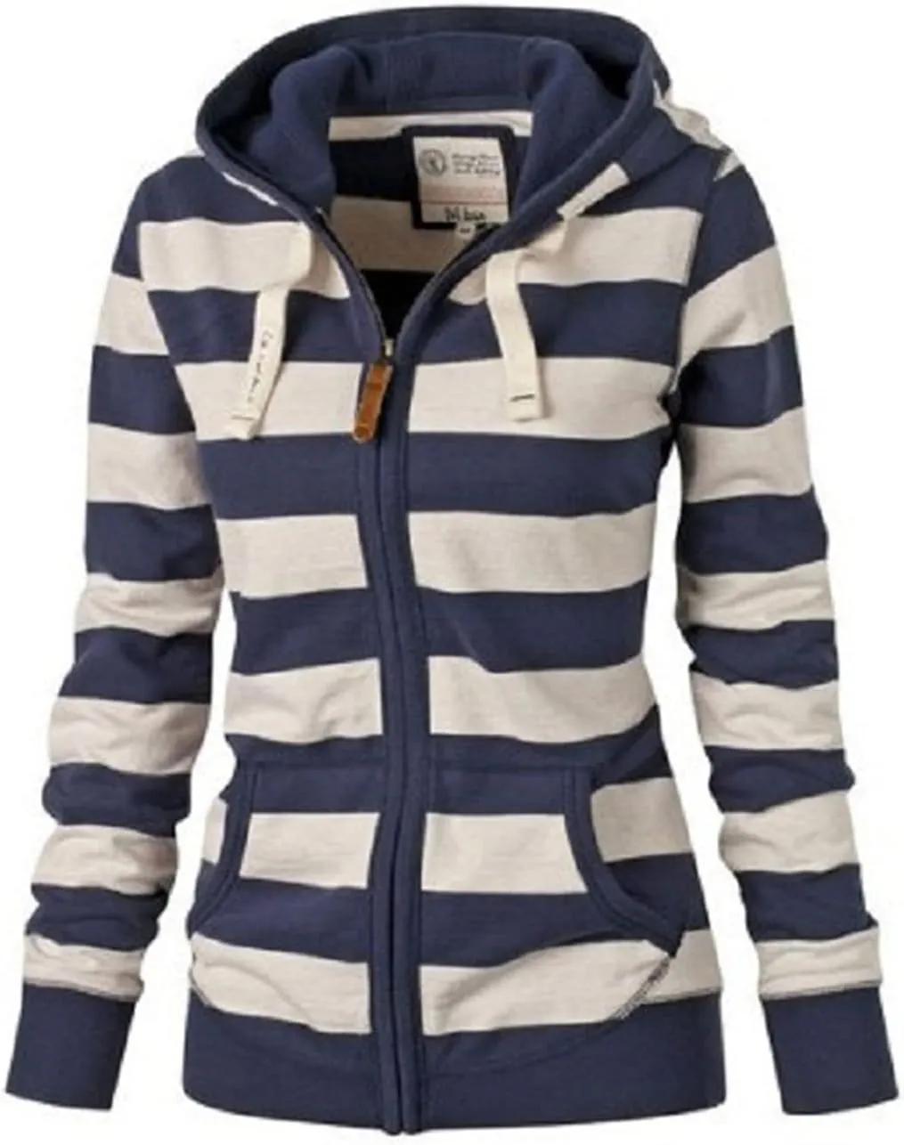 Hoodies for Women Lightweight Thin Full-Zip Hooded Jackets Active Long Sleeve Loose Drawstring Sweatshirt Coat Tops