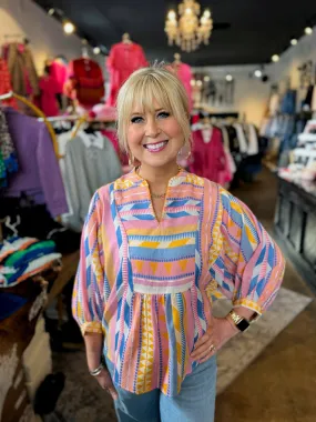 Ivy Jane Candy Striped Popover