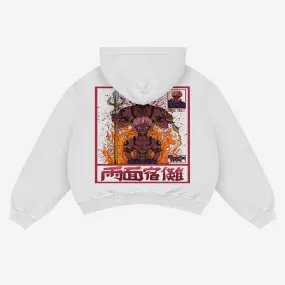 Jujutsu Kaisen Sukuna Fire Anime Hoodie - Embrace the Power of the King of Curses