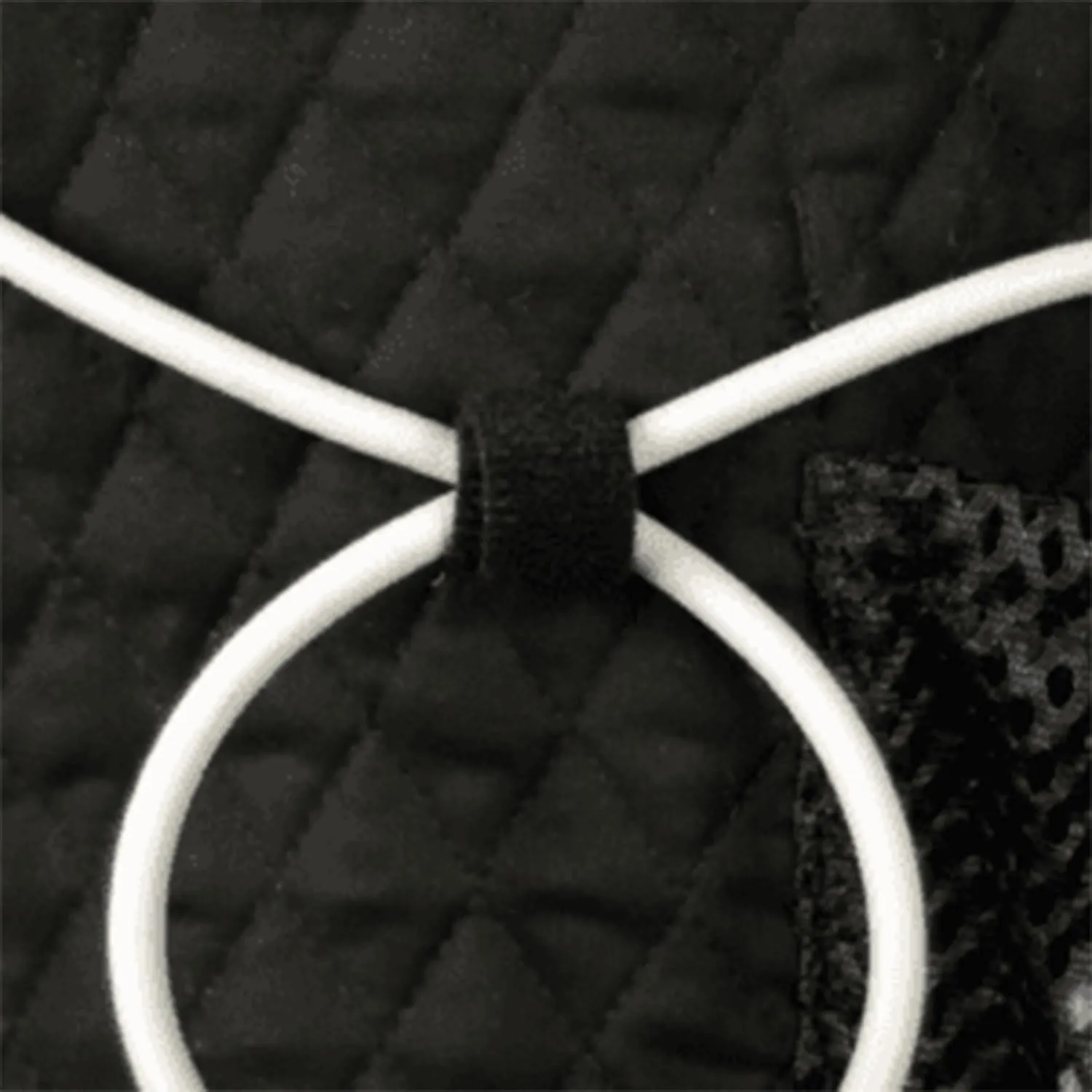 Ladies Quilted Vest Made for LVADs - Black