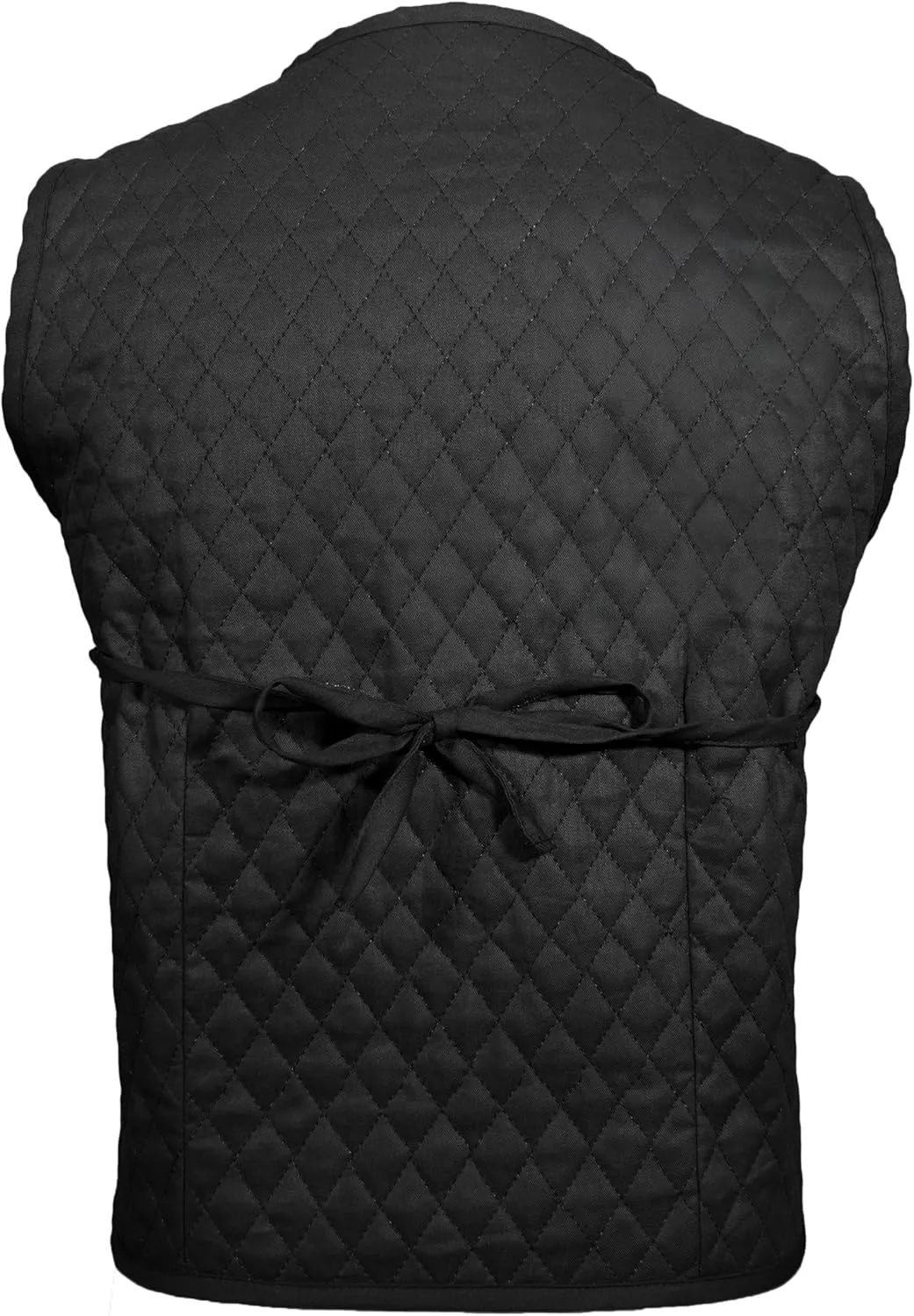 Ladies Quilted Vest Made for LVADs - Black