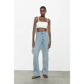 Light Blue Long Flare Jeans