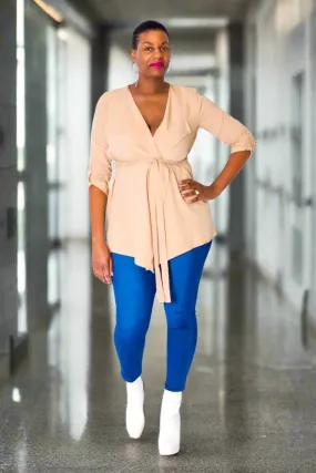 Light Khaki Classic Cardigan