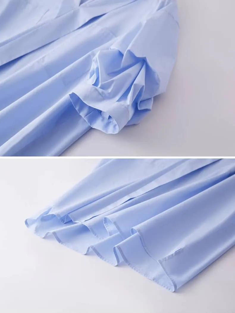 Loose and Slimming Thin Long-Sleeved Shirt for Women