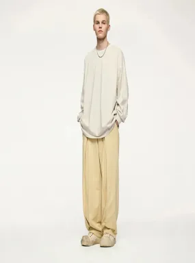 Loose Fit Twill Joggers