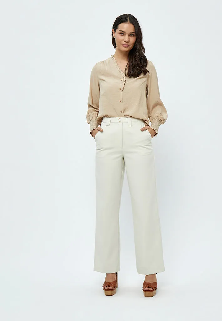 Maibritt Blouse - Warm Sand Stripe