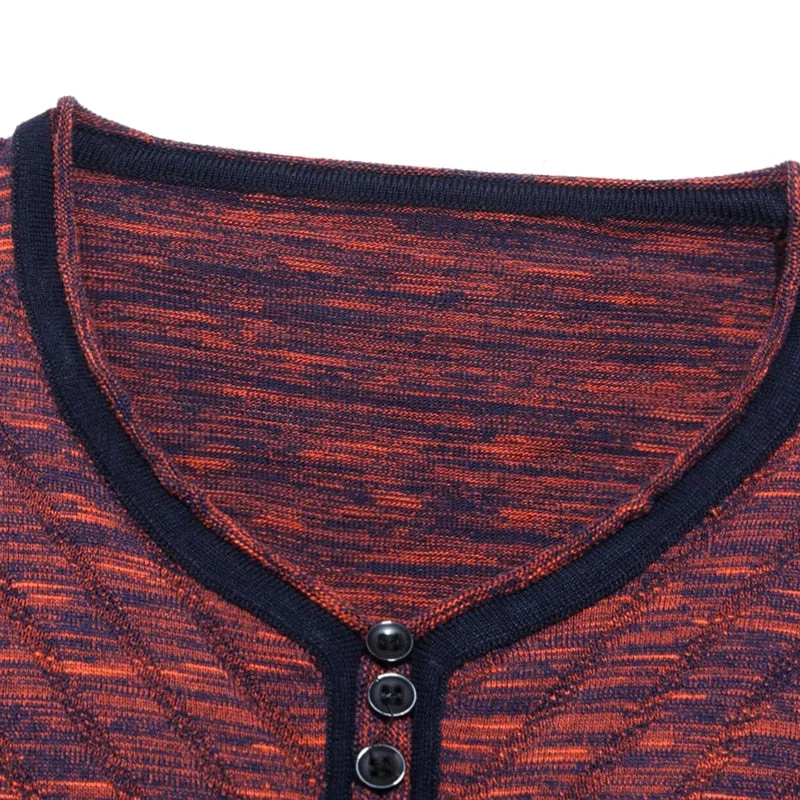 Men's Thin Striped Pullover