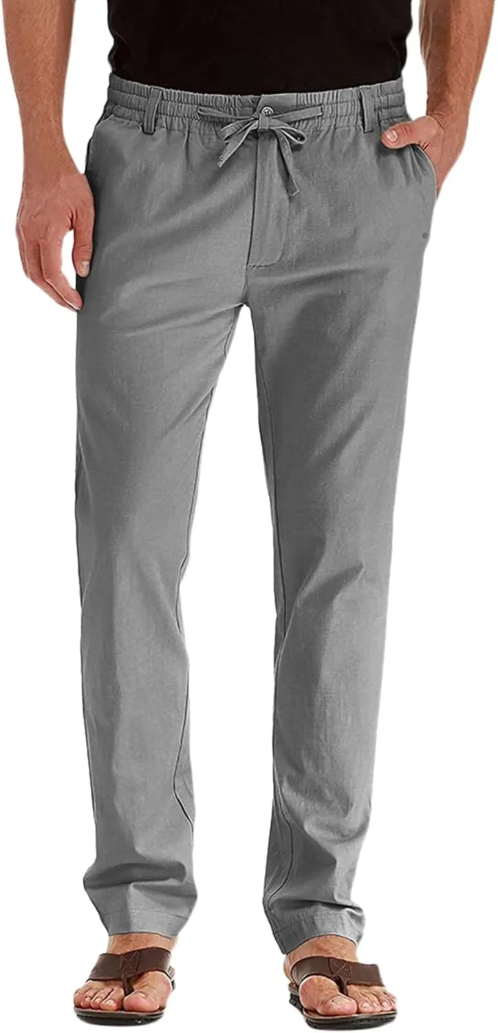 Mens Workout Cargo Sweatpants Comfy Lounge Pants for Men's Sweatpant Cargo Pants for Men Slim Fit Big and Tall Mens