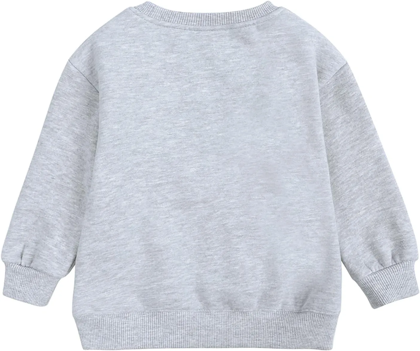 Newborn Infant Baby Boys Girls Cotton Pullover Sweatshirt Toddler Solid Color Crewneck Blouse Shirt Tops Kids Warm Clothes