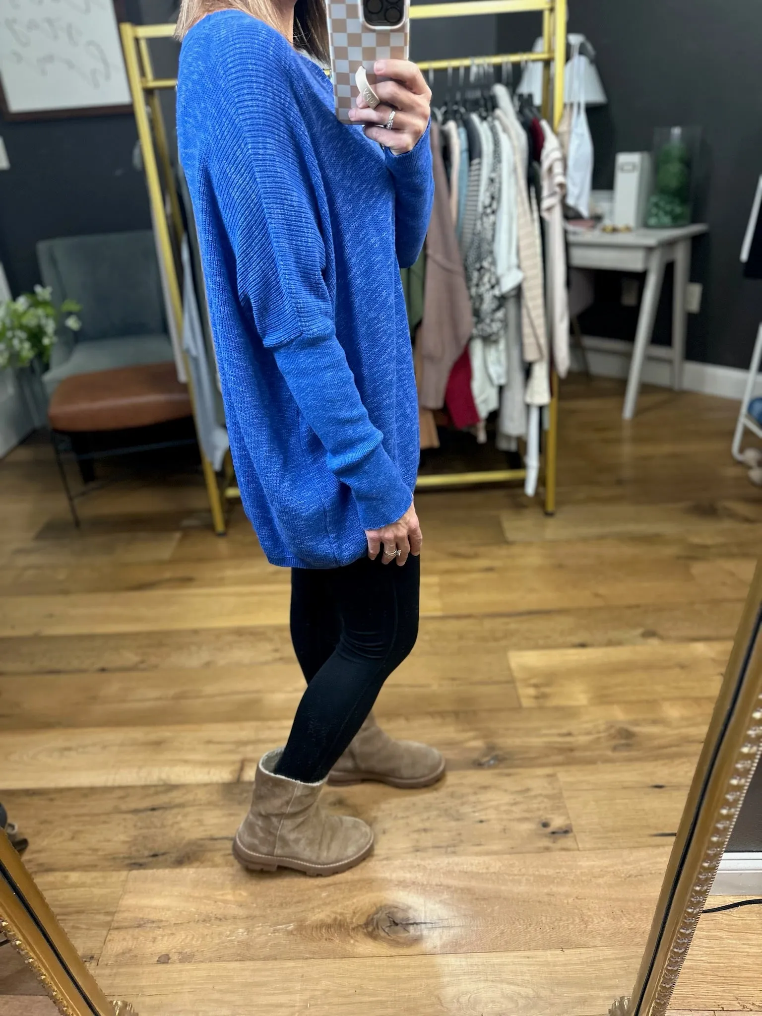 One Thing At A Time Lightweight Flowy Sweater - Multiple Options