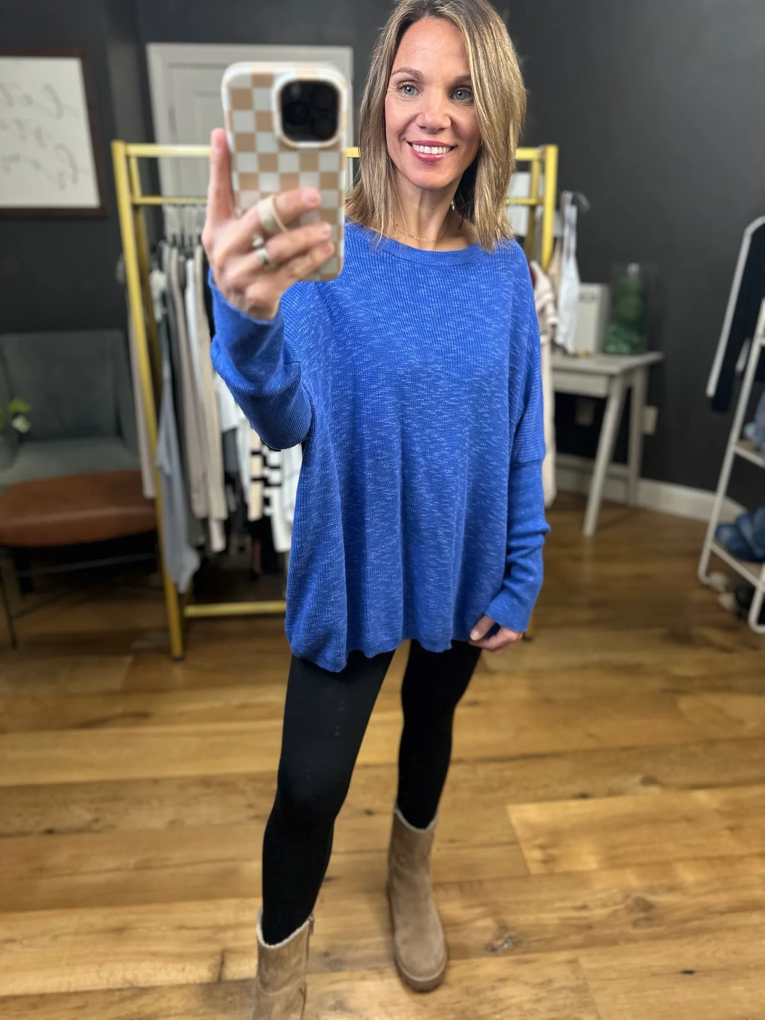 One Thing At A Time Lightweight Flowy Sweater - Multiple Options