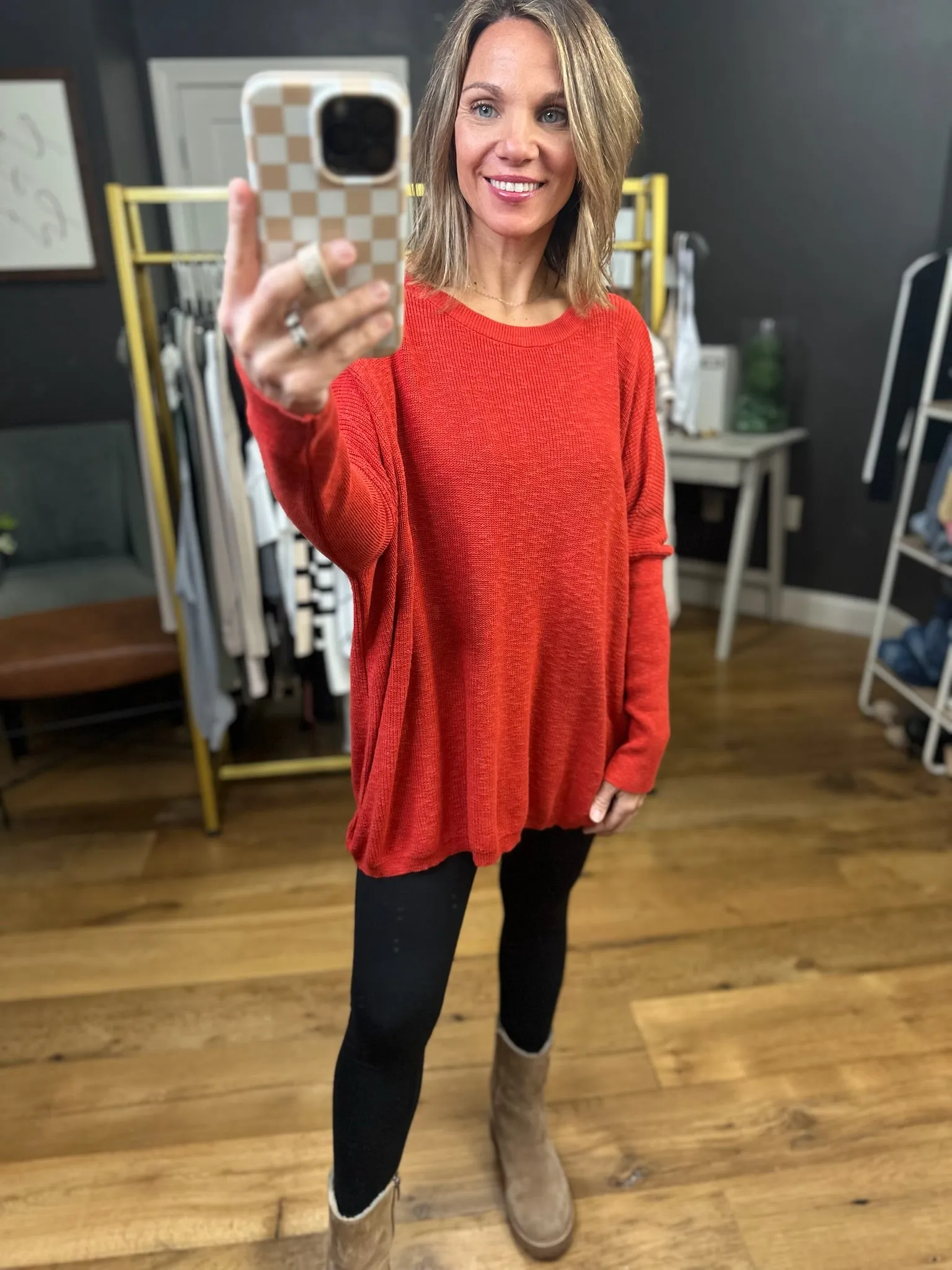 One Thing At A Time Lightweight Flowy Sweater - Multiple Options