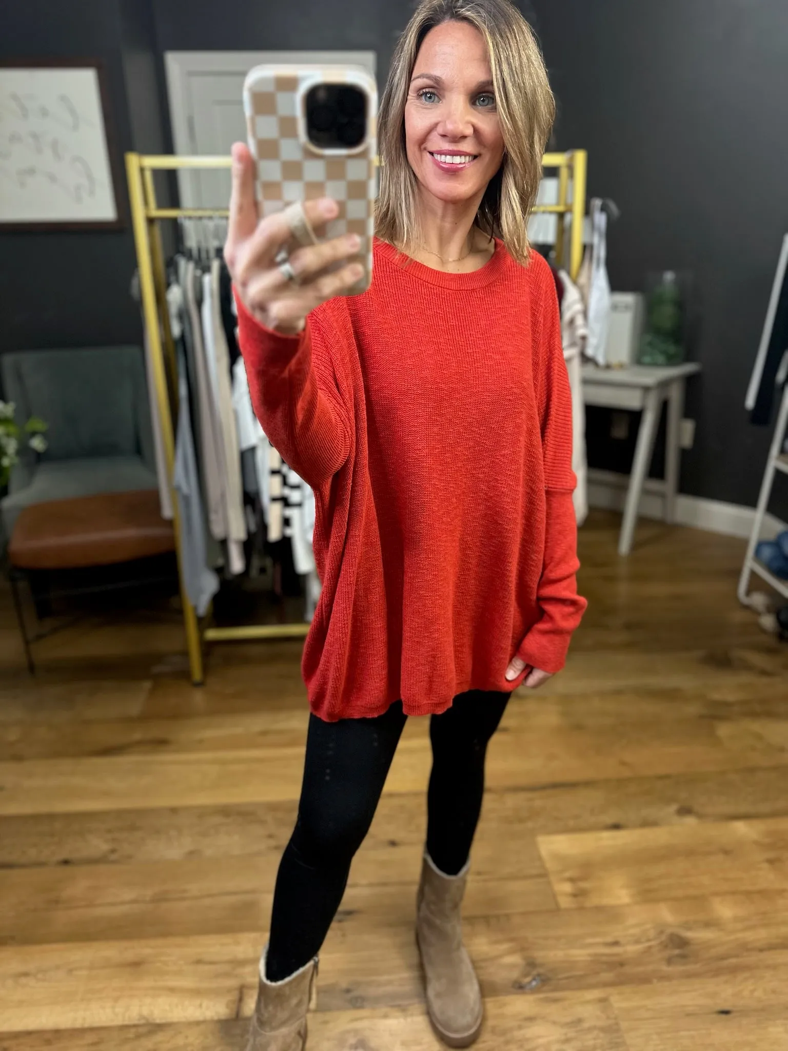 One Thing At A Time Lightweight Flowy Sweater - Multiple Options