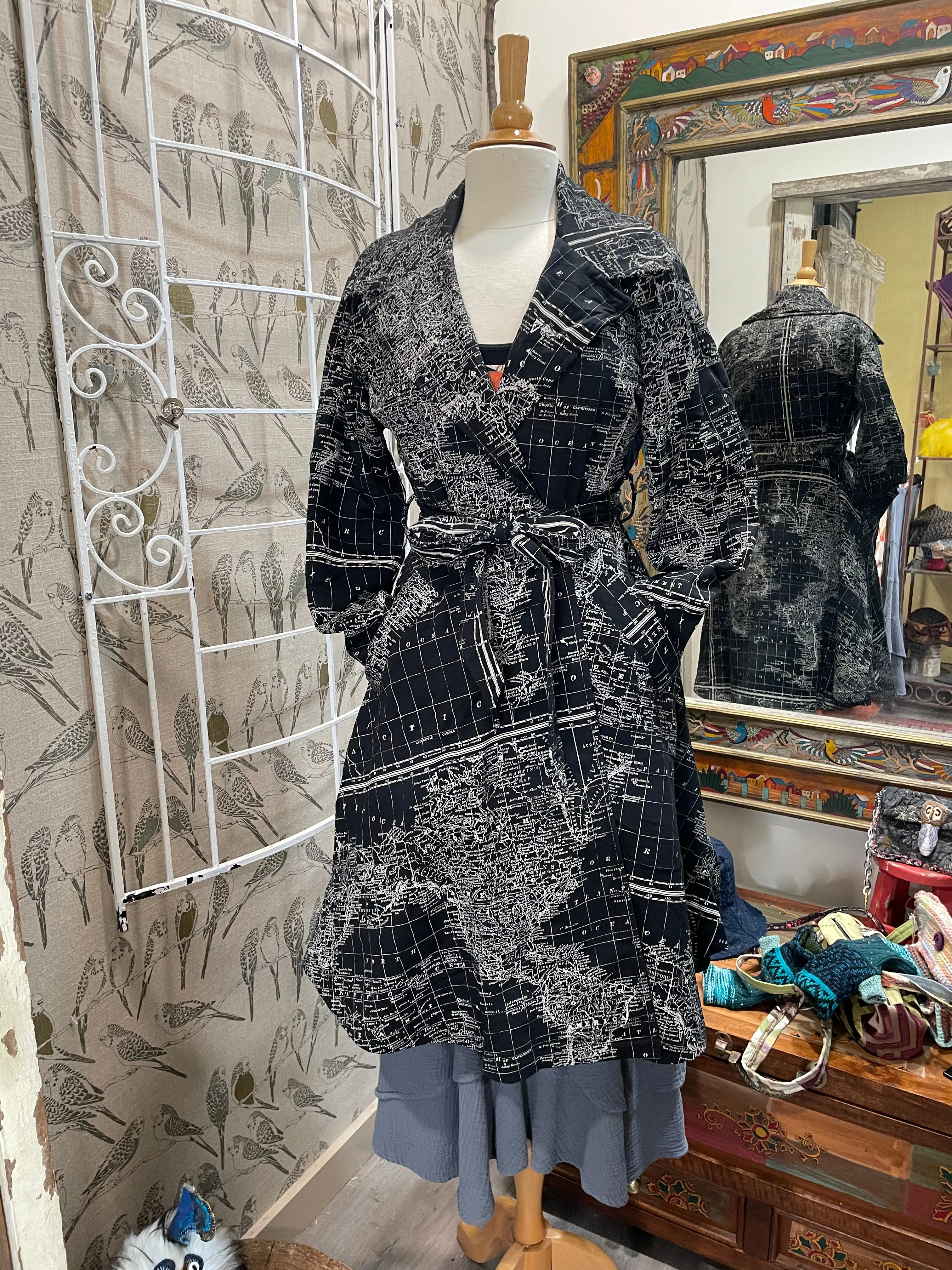 Patrona Coat in Atlas Print by Effie's Heart