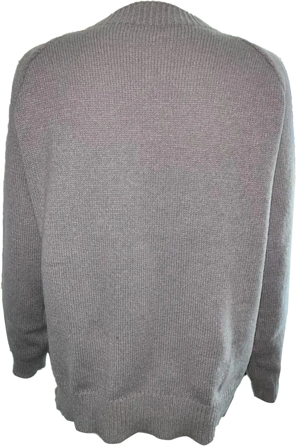 PETYCZEN Womens Fair Isle Sweater Vintage Long Sleeve Mock Neck Sweater Casual Loose Pullover Tops Cozy Warm Knit Sweater