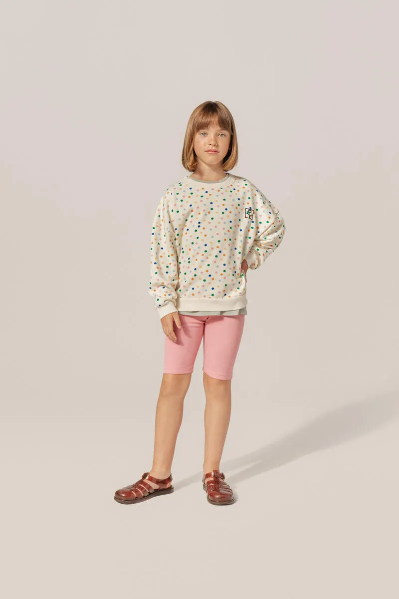 Pink Kids Short Leggings