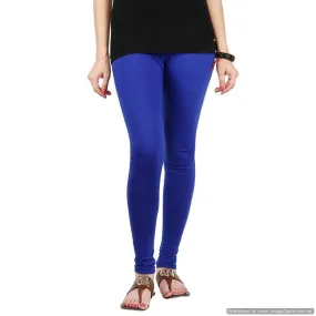 Royal Blue Plain Churidar Lycra Leggings
