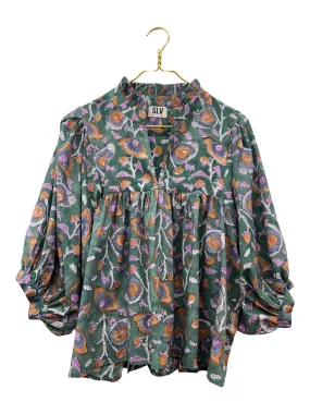 Sage Pullover Blouse: One Size