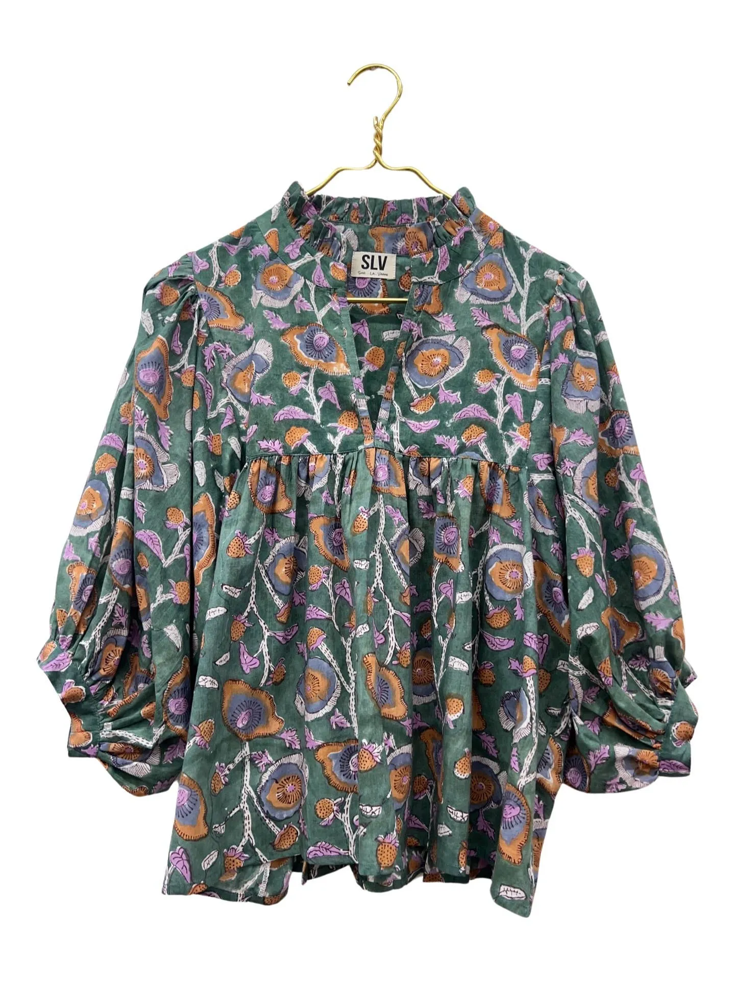 Sage Pullover Blouse: One Size