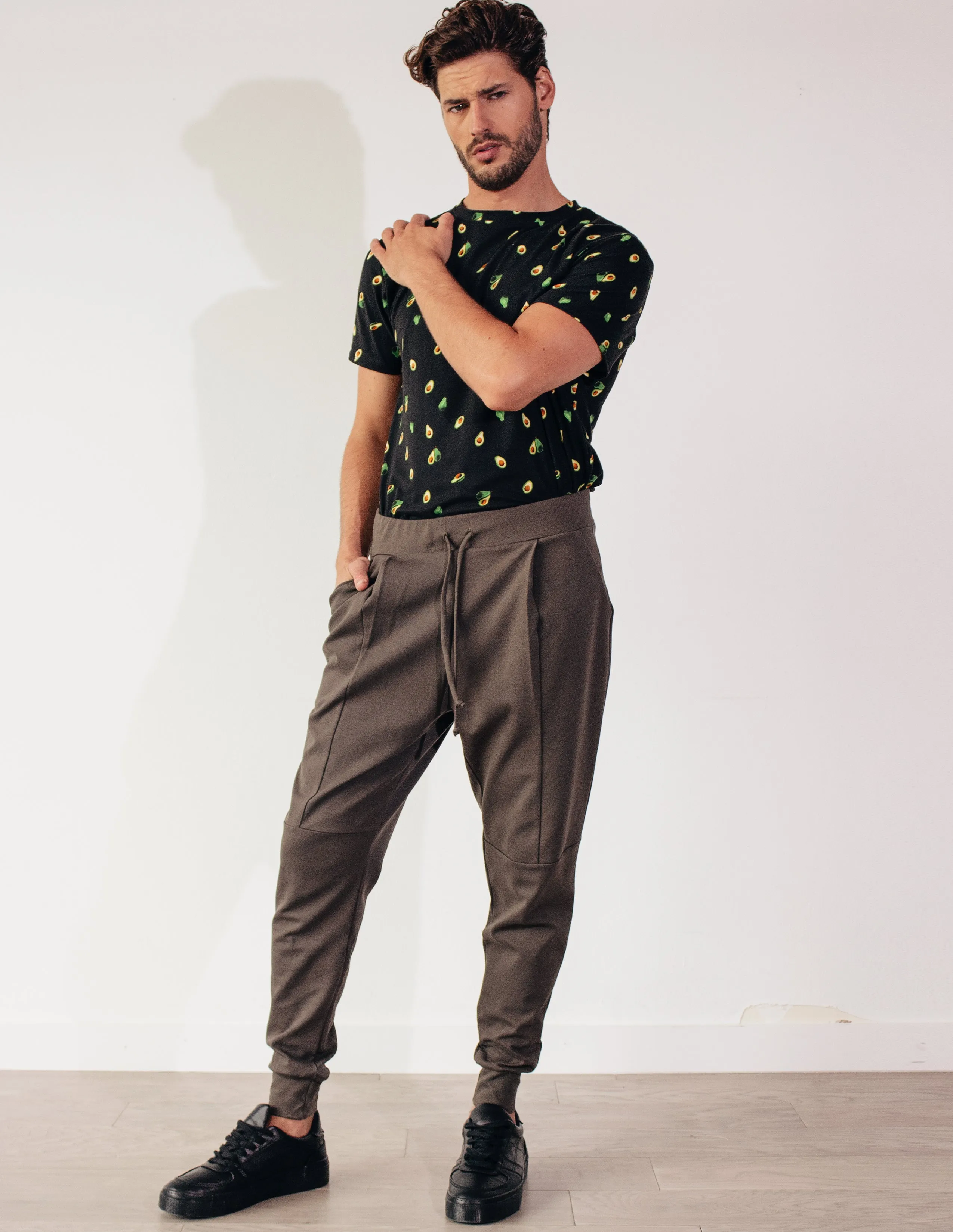 SLICK JOGGERS- OLIVE