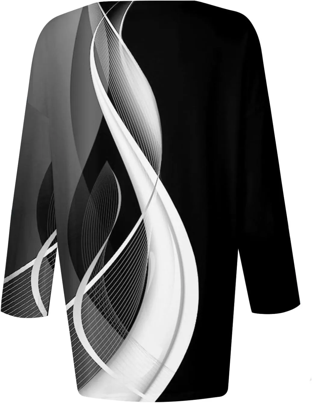 Summers Full Sleeve Trendy Shirts Ladie's Club Plus Size Thin Comfort Top Ladies Stretchy Ruffle Striped