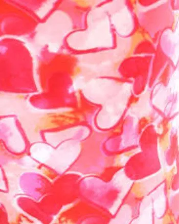 Super Soft Heart Printed Leggings | Red Heart
