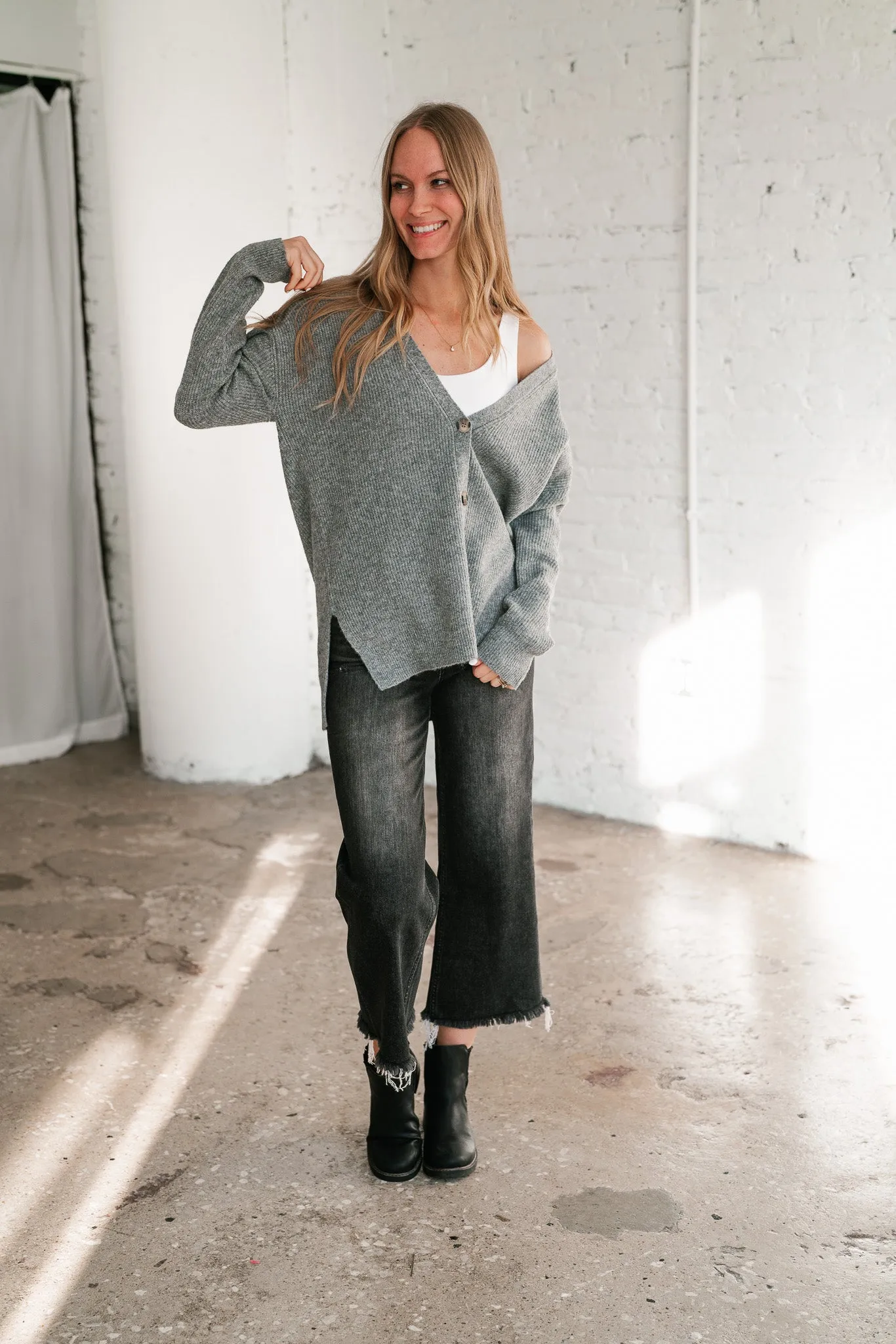 Talia Button Up Cardigan