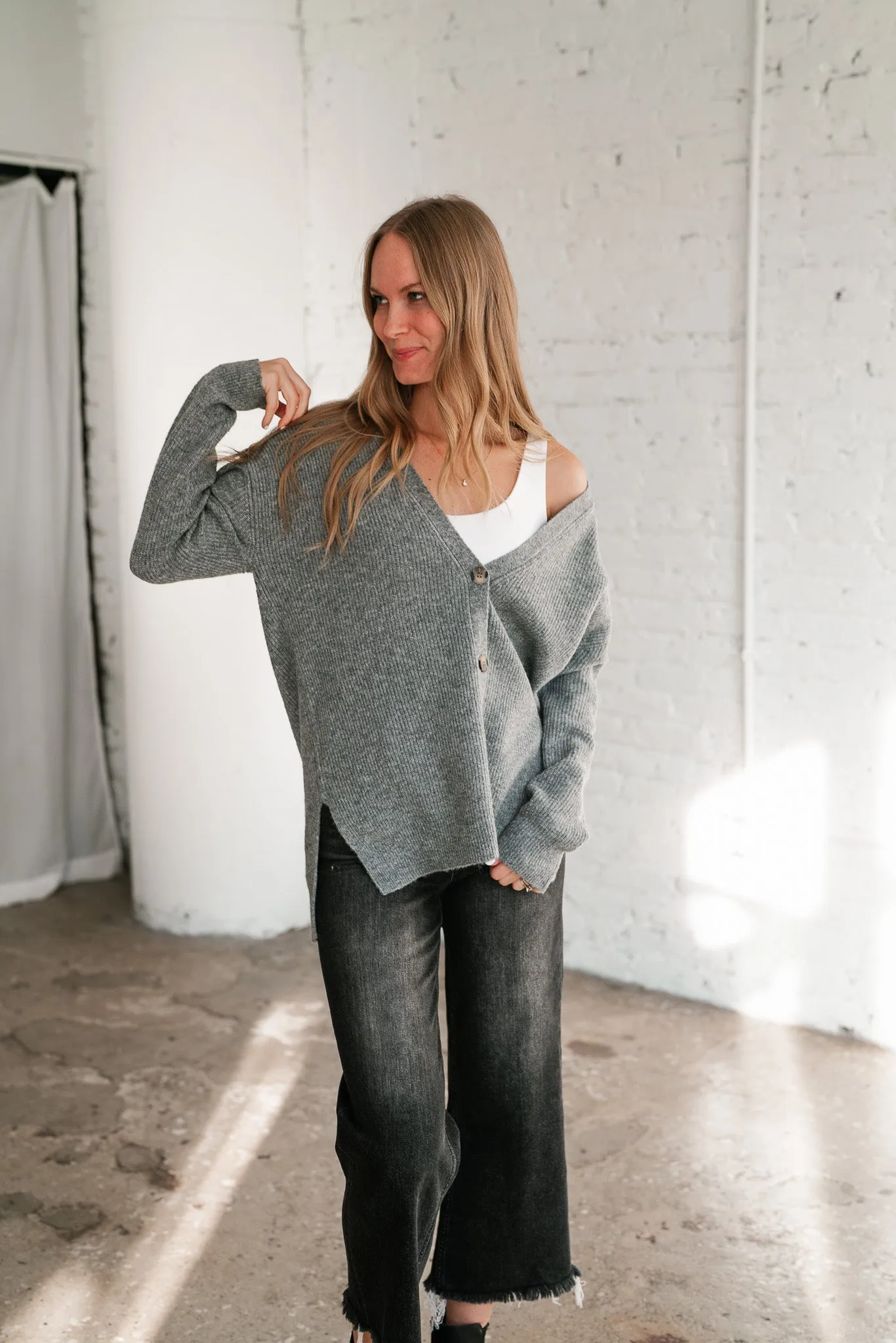 Talia Button Up Cardigan