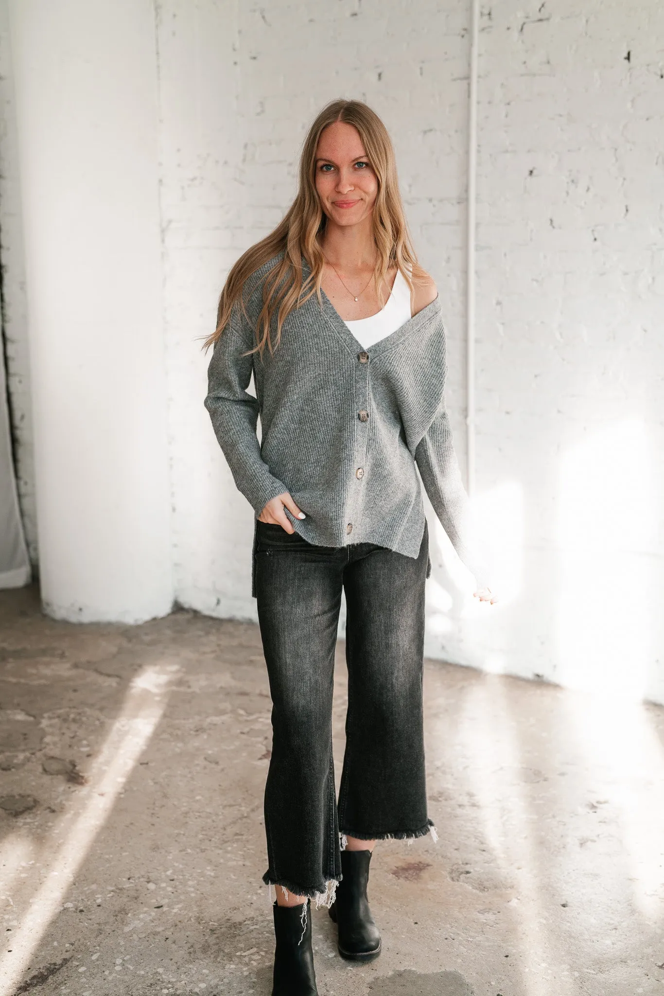 Talia Button Up Cardigan